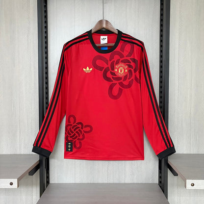 Camisa Manchester United Edição Especial Vermelha 26/27 Manga Longa - Adidas Torcedor Masculina
