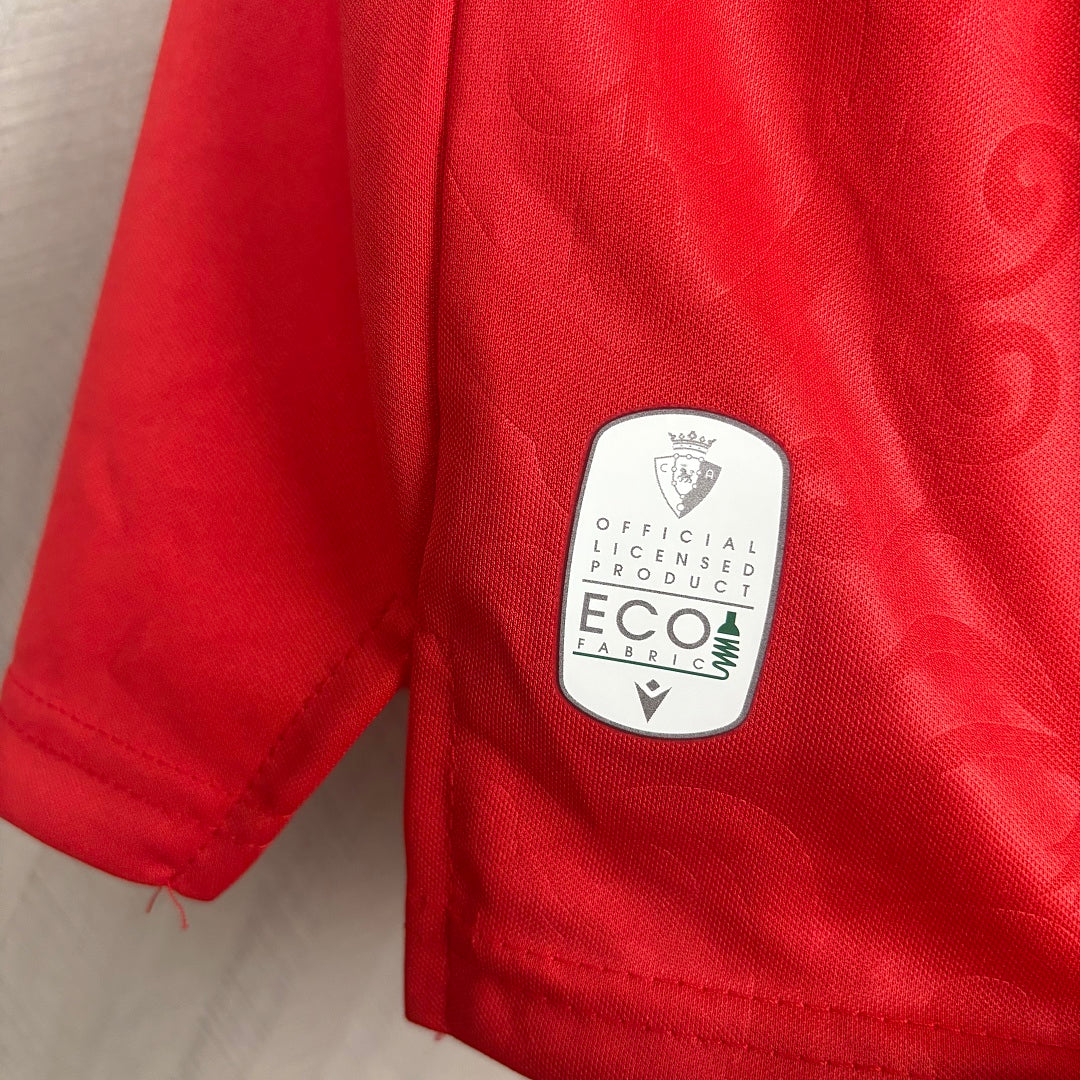 Camisa Osasuna Home 26/27 - Macron Torcedor Masculina