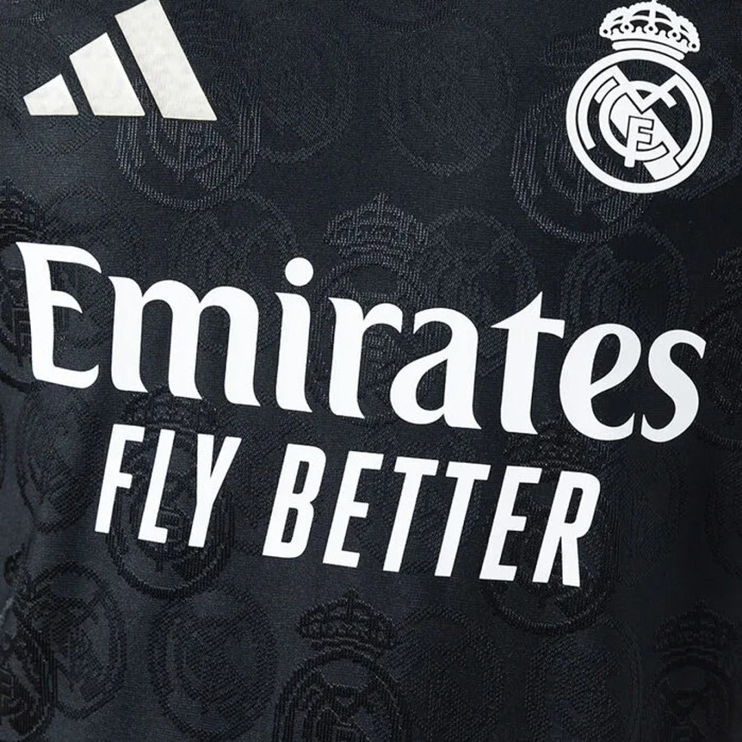 Camisa Real Madrid Edição Especial Preta 26/27 - Adidas Jogador Masculina