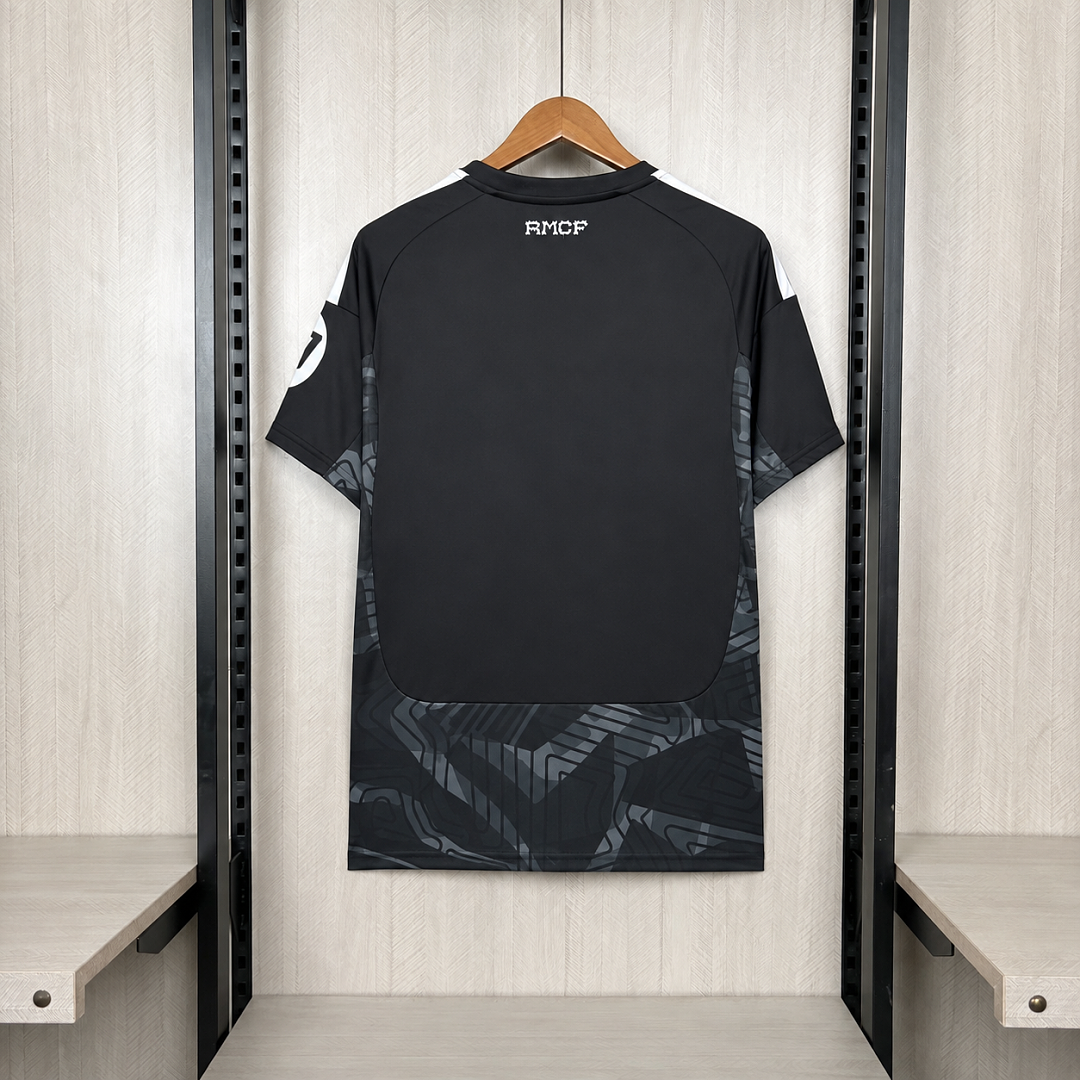 Camisa Real Madrid Preta Goleiro 26/27 - Adidas Torcedor Masculina
