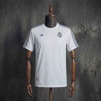 Camisa Real Madrid Terrace Icons Branca 26/27 - Adidas Torcedor Masculina