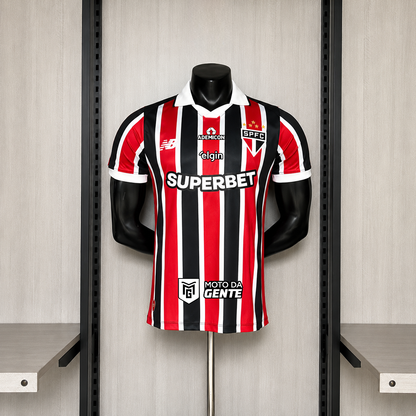 Camisa São Paulo Away Com Patrocínios 26/27 - New Balance Jogador Masculina