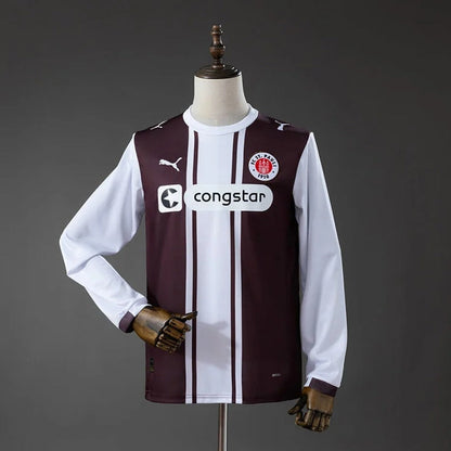 Camisa St. Pauli Home 26/27 Manga Longa - Torcedor Masculina