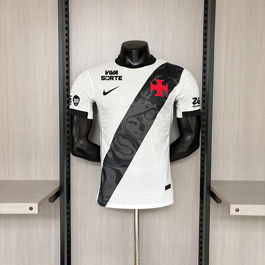 Camisa Vasco da Gama Away Com Patrocínios 26/27 - Kappa Jogador Masculina