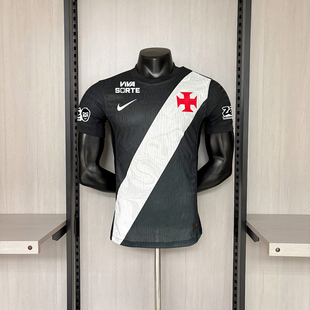Camisa Vasco da Gama Home Com Patrocínios 26/27 - Kappa Jogador Masculina