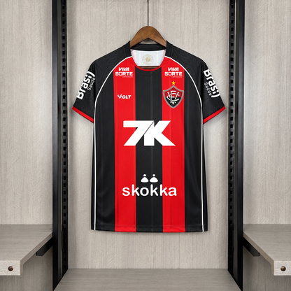 Camisa Vitória Home Com Patrocínios 26/27 - Torcedor Masculina