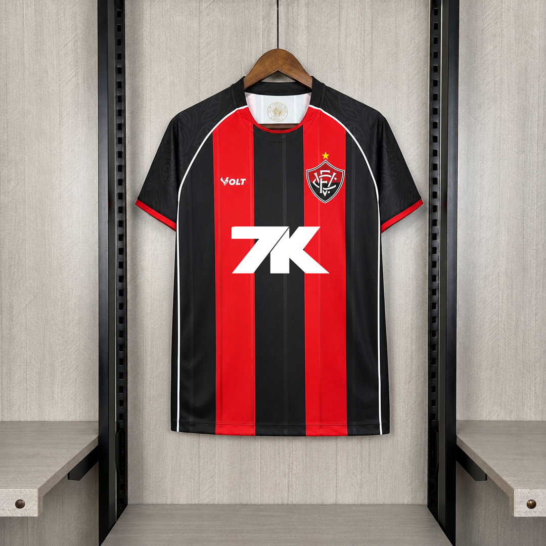 Camisa Vitória Home Com Patrocínios 26/27 - Torcedor Masculina