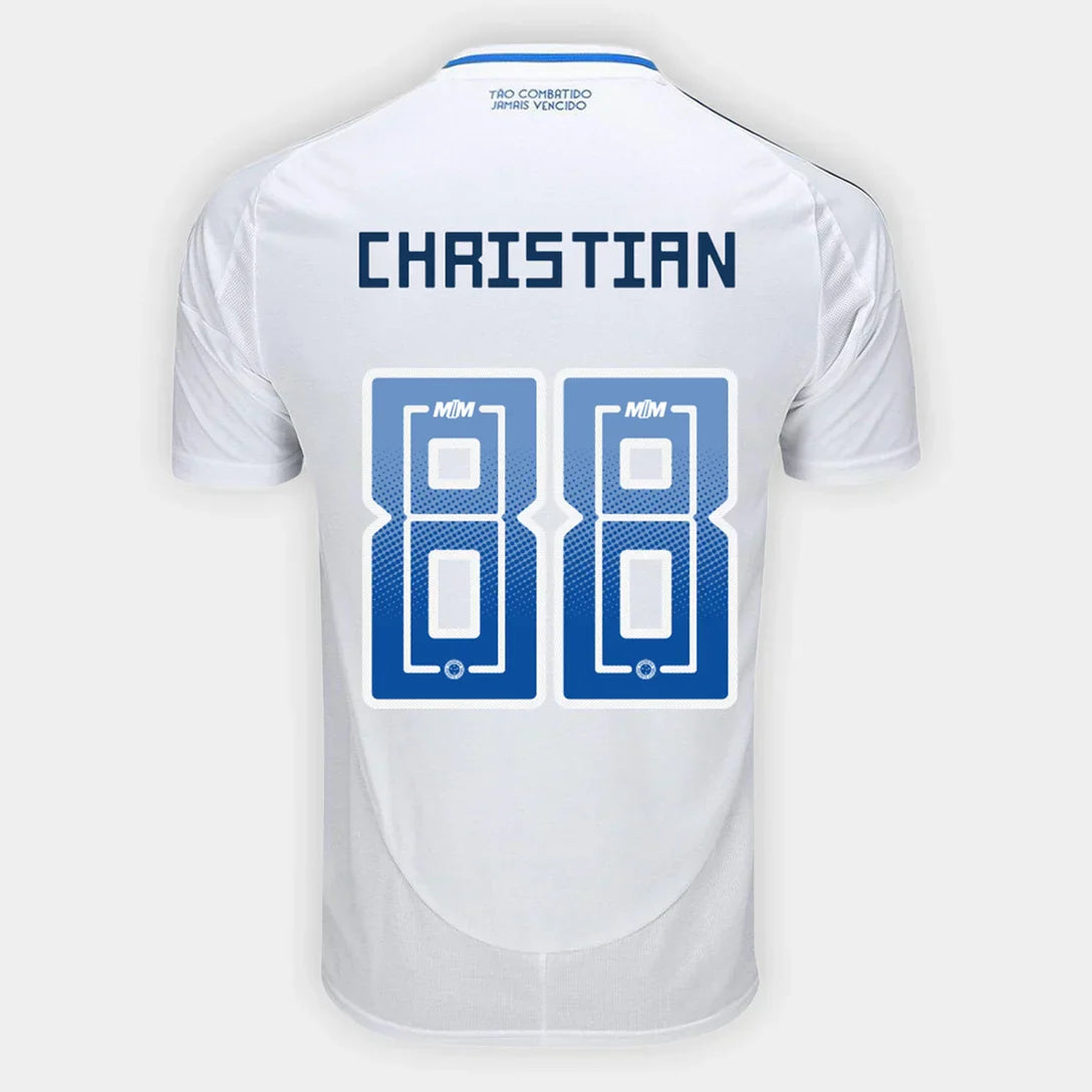 Camisa Cruzeiro Away 25/26 Christian N° 88