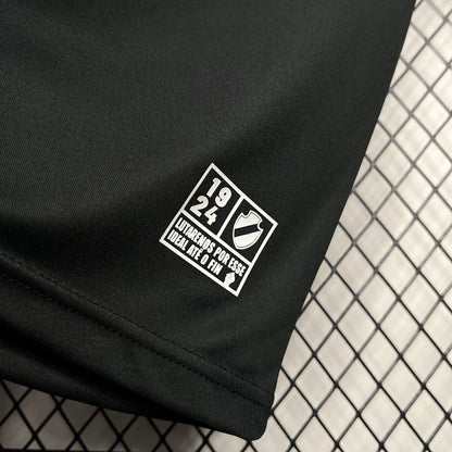 Camisa Vasco Pré-Jogo Preta 24/25 - Kappa Torcedor Masculina
