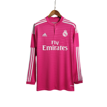 Camisa Real Madrid 14/15 Away Manga Longa - Retrô Masculina