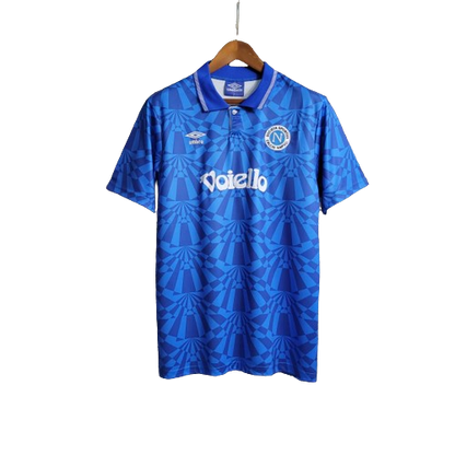 Camisa Retrô Napoli Umbro 91/93 Masculino Azul