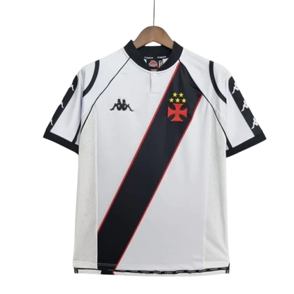 Camisa Retrô Kappa Vasco II 1998/99 Masculino Branco