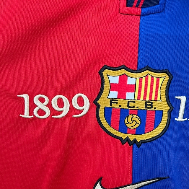 Camisa Retro Barcelona Nike Manga Longa 1998/99 Masculino
