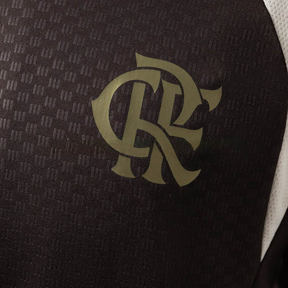 Kit Infantil Flamengo Treino Marrom 26/27